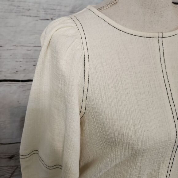 Anthropologie Current Air Karnes Structured Top Size XS NWT - Picture 6 of 8